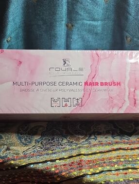 Multi-Purpose Ceramic Hair Brush - Pink